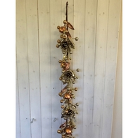 See more information about the Berries & Twigs Garland Christmas Decoration Gold & Copper with Pinecones & Berries Pattern - 77cm Champagne by Florelle