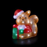 See more information about the Acrylic Squirrel Christmas Light 32 White LED - 24.5cm