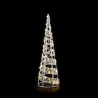 See more information about the 2ft Spiral Christmas Tree Light Feature with LED Lights Warm White 
