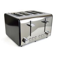 See more information about the Kitchen Toaster Wide Slot 4 Slice 1800W - Stainless Steel