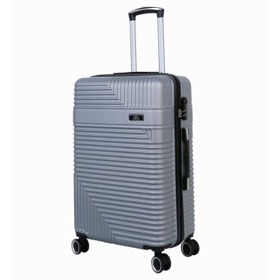 See more information about the Wheeled Suitcase Large 88 Litre - Silver Grey