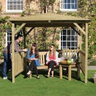 See more information about the Knutsford Gazebo + FREE Garden Table by Zest