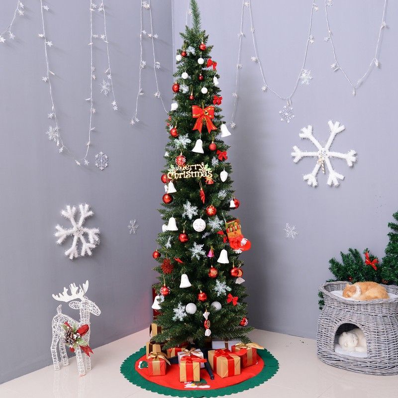 6ft Christmas Tree Artificial - Slim 390 Tips 