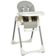 See more information about the Homcom Babies Foldable PU Highchair Grey
