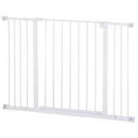 See more information about the PawHut Pressure Fitted Pet Dog Safety Gate Metal Fence Extending 72-107cm Wide