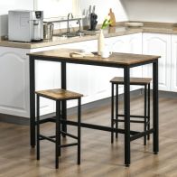 See more information about the Homcom Industrial Bar Table Set