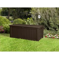 See more information about the Rockwood Garden Storage Bench by Keter - 2 Seats