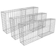See more information about the 6-Pack 100 x 95 x 30cm Spiral Garden Gabion Baskets by Raven