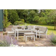 See more information about the Titchwell Garden Corner Sofa by Handpicked - 7 Seats Beige Cushions