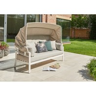 See more information about the Titchwell Garden Sofa by Handpicked - 2 Seats Beige Cushions