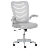 See more information about the Vinsetto Mesh Office Chair Swivel Task Computer Chair For Home With Lumbar Support Grey