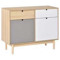 See more information about the Homcom Sideboard Storage Cabinet Kitchen Cupboard with Drawers for Bedroom