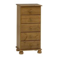 See more information about the Barnaby Pine Tall Boy Chest Of 5 Drawers