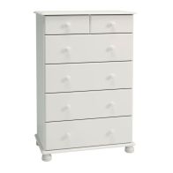 Barnaby White Deep Chest Of 6 Drawers