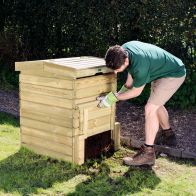 See more information about the Eco Hive Garden Composter Wood 96cm by Zest