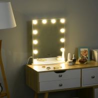 See more information about the Homcom Hollywood Mirror With Lights For Makeup Dressing Table