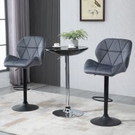 See more information about the Homcom Adjustable Bar Stools Set of 2
