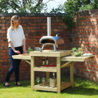 See more information about the Garden Pizza Oven BBQ Table and Cover by Zest
