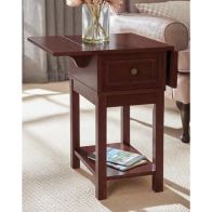 See more information about the Kilburn Single Drawer Lounge Table - Mahogany Colour