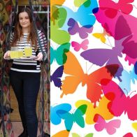 See more information about the Magic Printed Magnetic Door Mesh - Butterfly