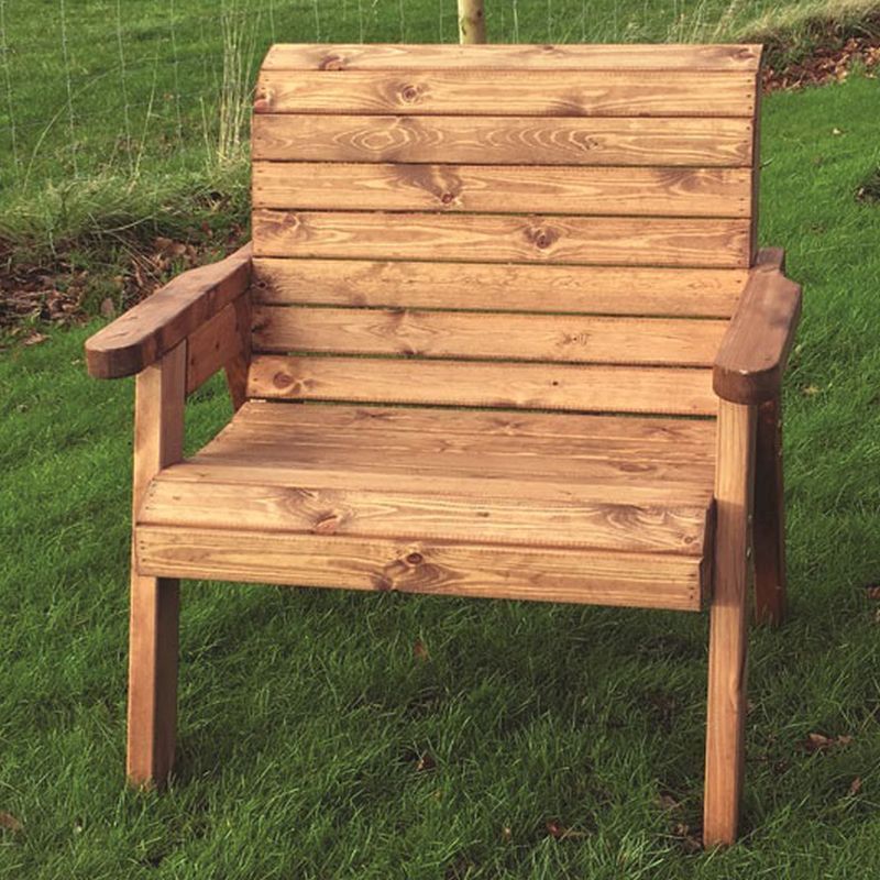 Charles Taylor Large Extra Wide, Wooden Garden Seating Uk