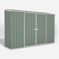 See more information about the Mercia 10 x 5 Absco Double Door Pent Shed - Pale Eucalyptus