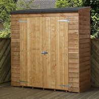 See more information about the Mercia 5' 11" x 2' 9" Pent Shed - Budget Dip Treated Overlap