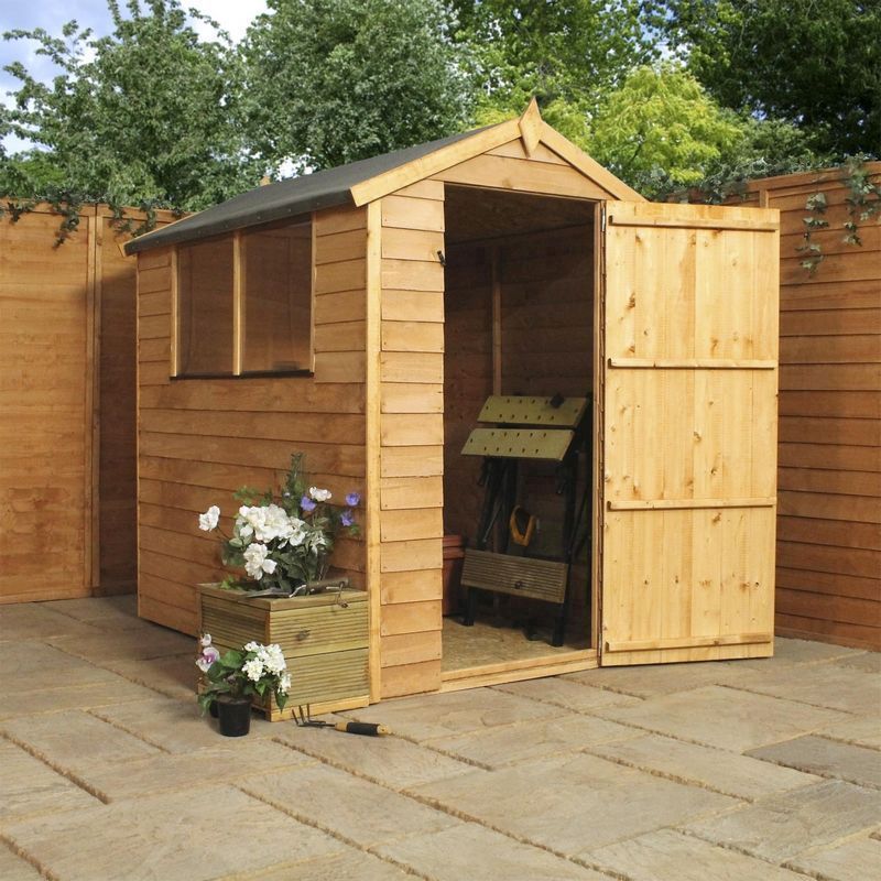 Mercia 6 x 4 Overlap Apex Shed