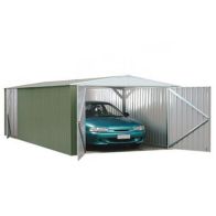 See more information about the Mercia 10 x 20 Absco Double Door Apex Garages - Pale Eucalyptus