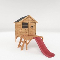 See more information about the Mercia Snug 7' 1" x 9' 4" Apex Children's Playhouse - Premium Dip Treated Shiplap