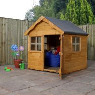 See more information about the Mercia 4 x 4 Snug Shiplap Apex Single Storey Playhouse