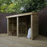 See more information about the Mercia 3 x 6 Pent Double Log Store - Windowless