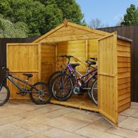 See more information about the Mercia 7 x 3 Double Door Overlap Apex Bike Shed - Windowless