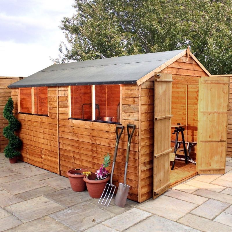 Mercia 12 x 8 Overlap Apex Shed