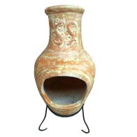 See more information about the Terracotta Clay Large Garden Outdoor Chimenea Patio Heater