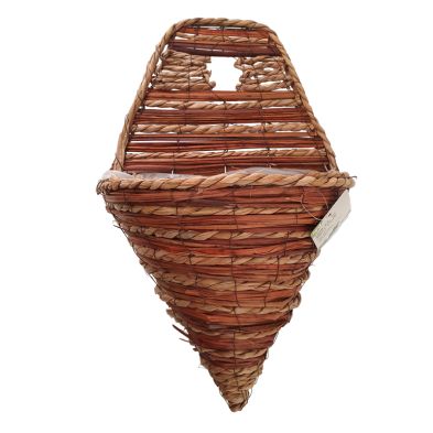See more information about the Aztec Wall Cone Garden Planter 12 Inch - Dark Brown