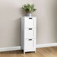 See more information about the Colonial White 3 Drawer Slim Bathroom Cabinet