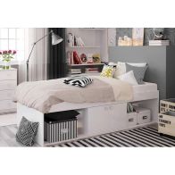 See more information about the Kudl Single Bed White 3 x 6ft by Kidsaw