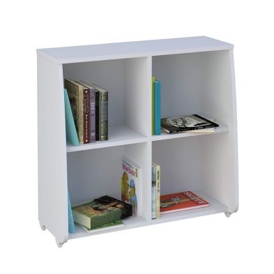 Kudl Bookcase White 2 Shelf