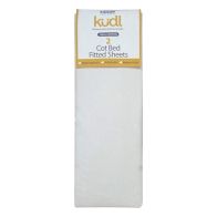 See more information about the Kidsaw Kudl Kids Cotbed 100% Cotton Fitted Sheets (2) White