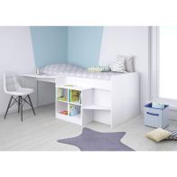 See more information about the Pilot Single Bed White 4 x 6ft by Kidsaw