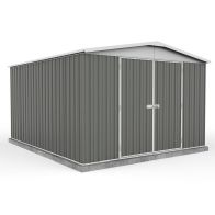 See more information about the Absco 9' 10" x 12' Apex Workshop Steel Grey - Budget