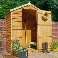 See more information about the Mercia 5 x 3 Overlap Apex Shed - Windowless