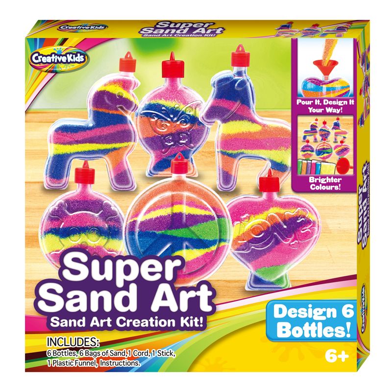 Creative Kids Glow in The Dark Super Glitter Sand Art Kit