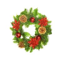 See more information about the Christmas Door Wreath Gold 30cm