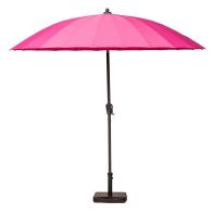 See more information about the Crank & Tilt Garden Parasol by Royal Craft - 2.7M Pink