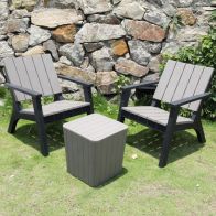 See more information about the Faro Garden Bistro Set by Royalcraft - 2 Seats
