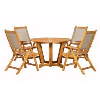 See more information about the Manhattan Garden Patio Dining Set by Royalcraft - 4 Seats