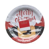 See more information about the Merry Christmas Santa Small Paper Plates 15 Pack
