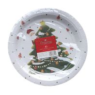 See more information about the Hiding Santa Christmas Tree Large Paper Plates 10 Pack